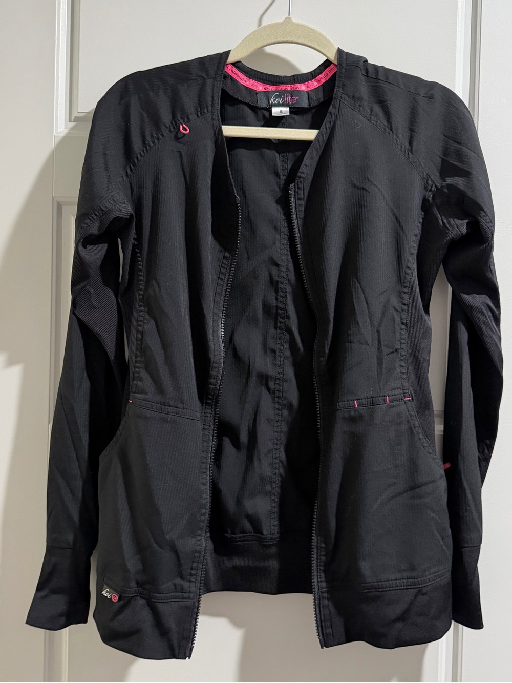 Women’s Black Zip-Front Jacket